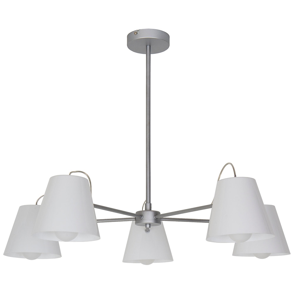 Pendul GOODHOME Syenite, E27, 10W, argintiu