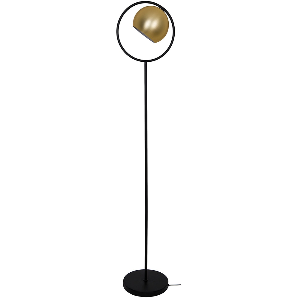 Lampadar Toroba GOODHOME, 170 cm, E27, 10W, IP20, auriu/negru
