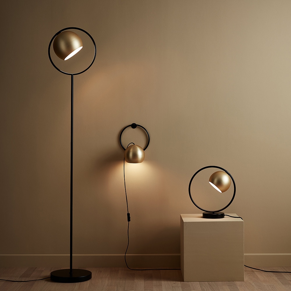 Veioza GOODHOME Toroba, E14, IP20, negru