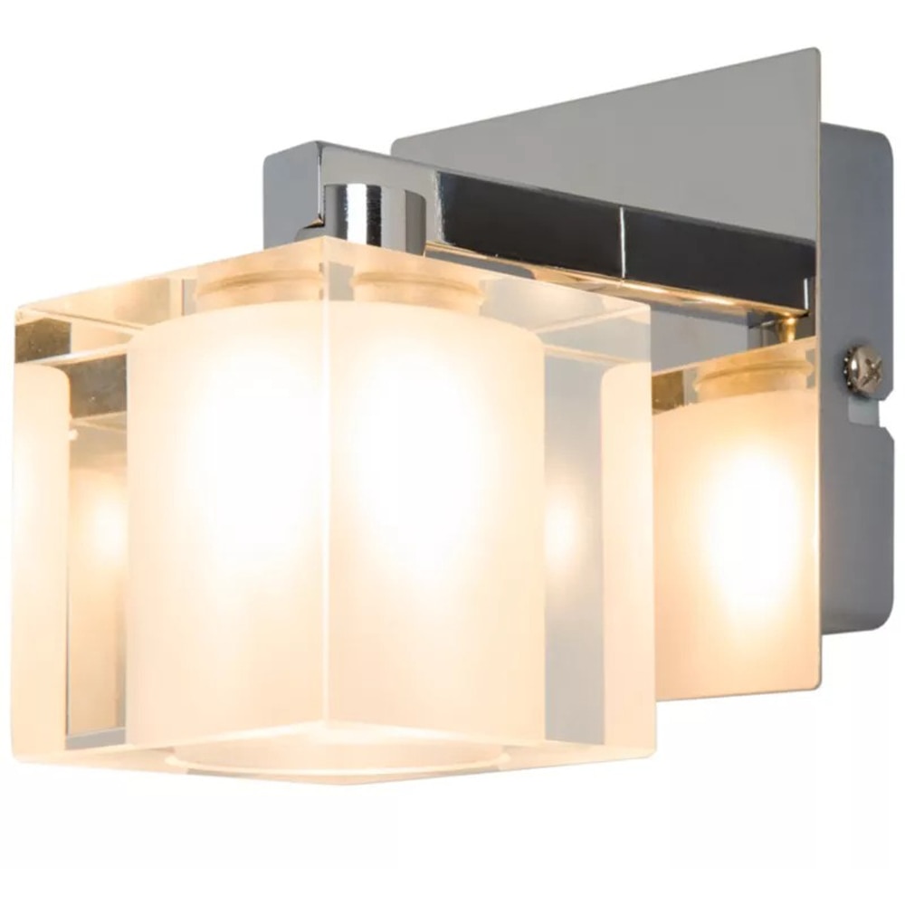 Aplica de perete Vergam GoodHome, 1  G9, LED compatibil, argintiu