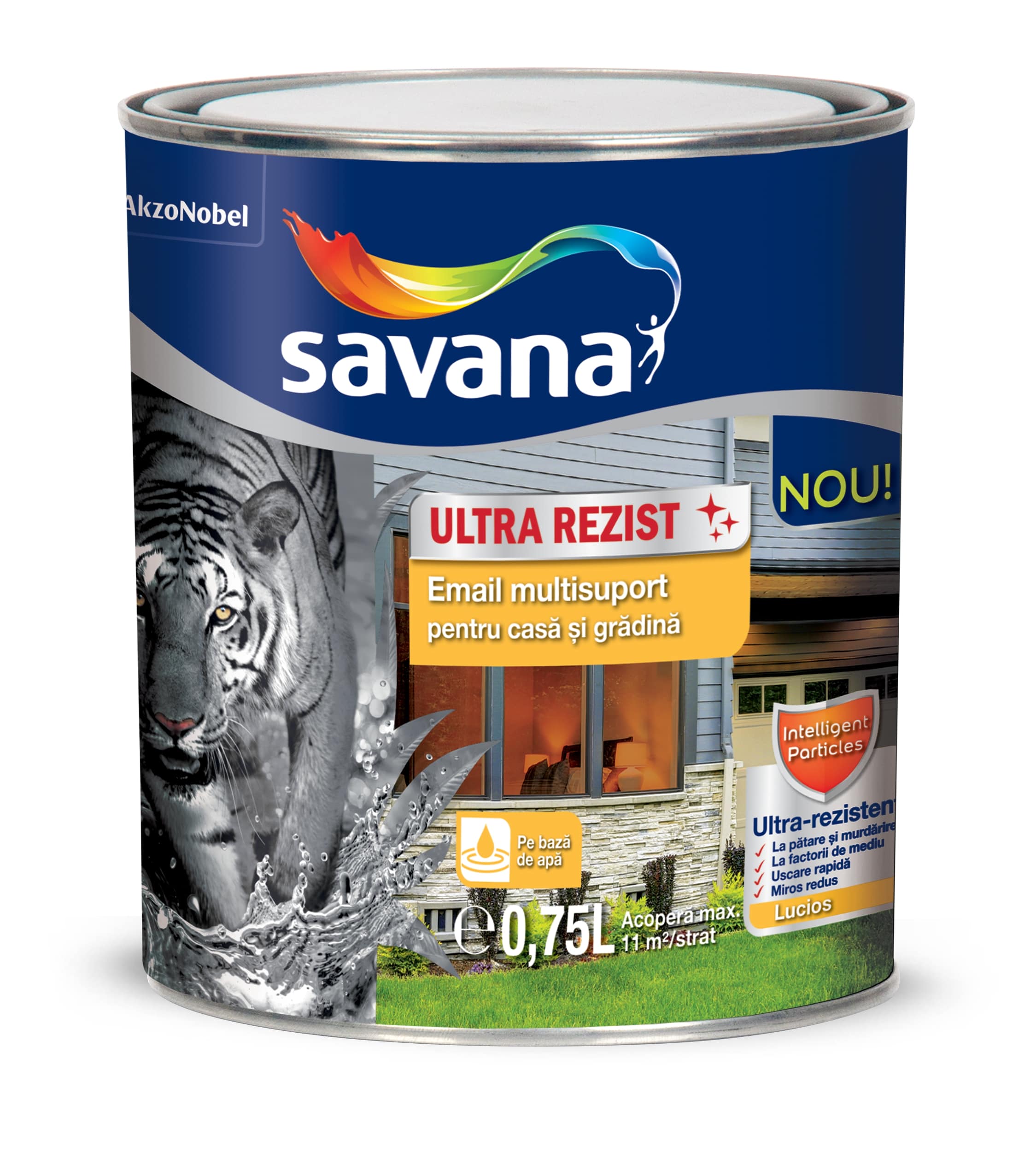 Savana email multisuport pentru casa si gradina verde 0.75 L