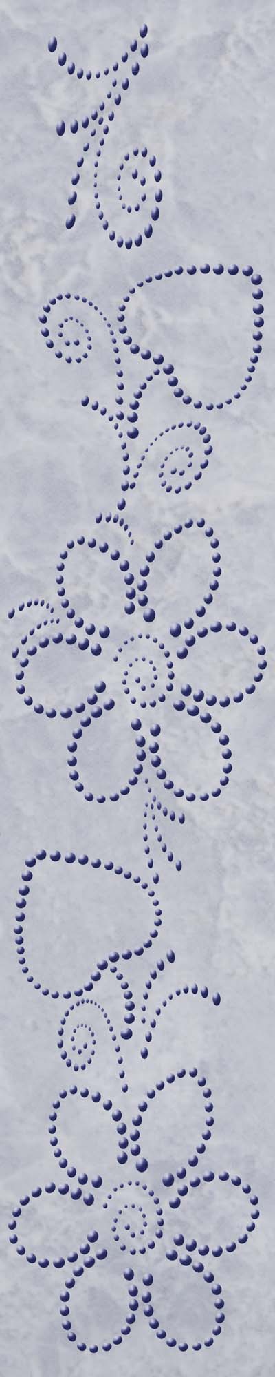 Brau decor, albastru, 30 x 6 x 0.65  Kai Larisa