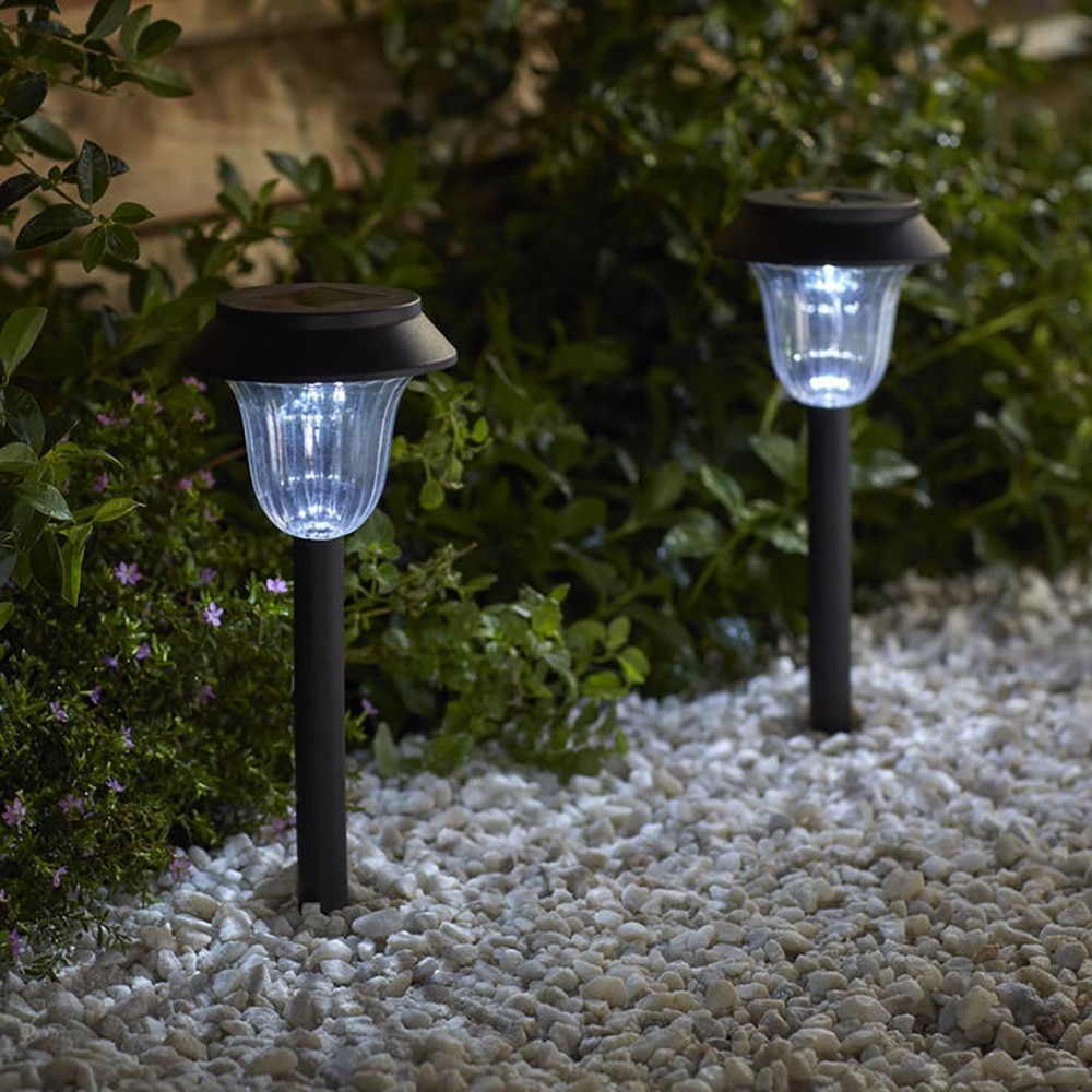 Lampa solara LED, 0.01 W, 300 mAh, 10000 K, plastic, negru