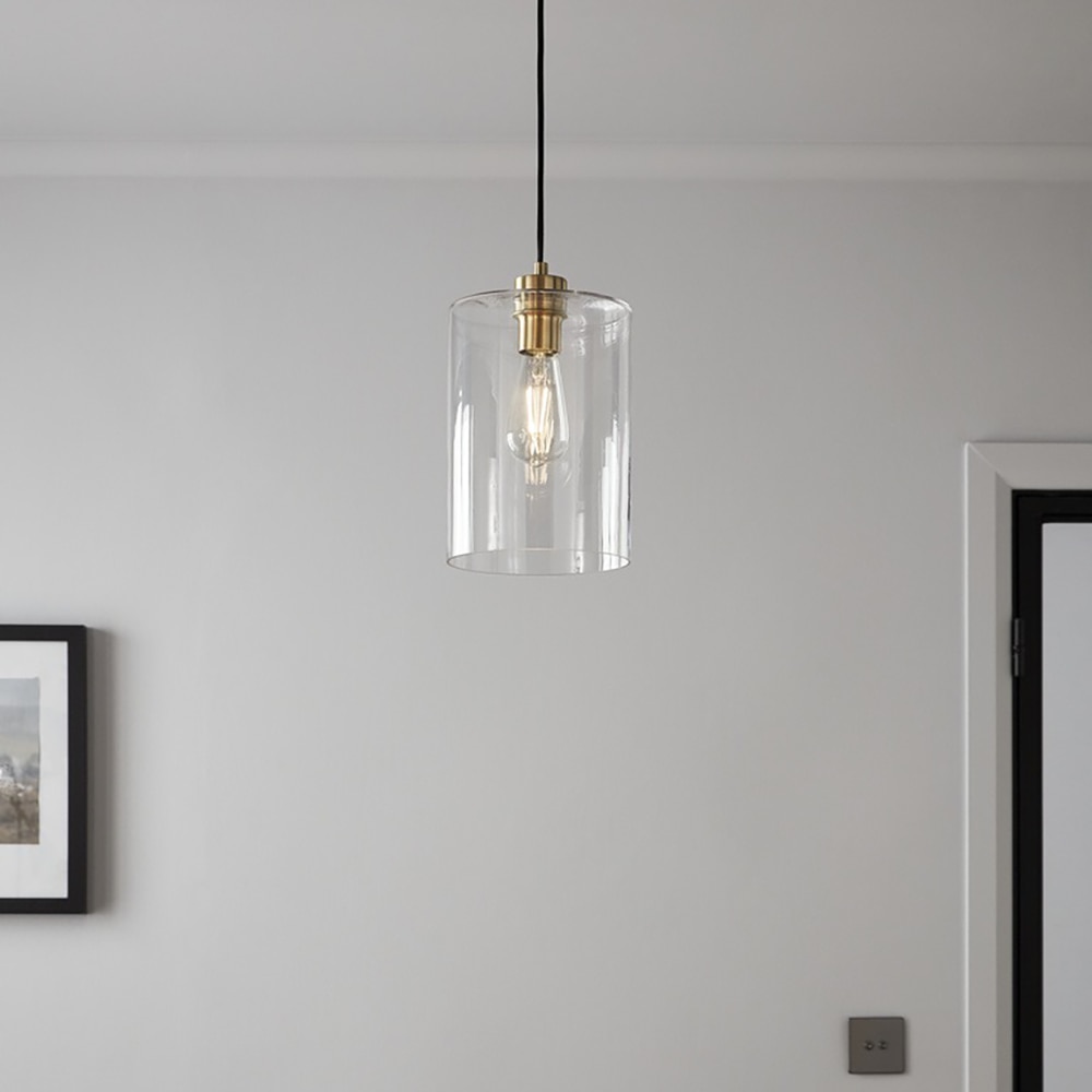 Pendul GOODHOME Wutai, E27, 28W, IP20, auriu