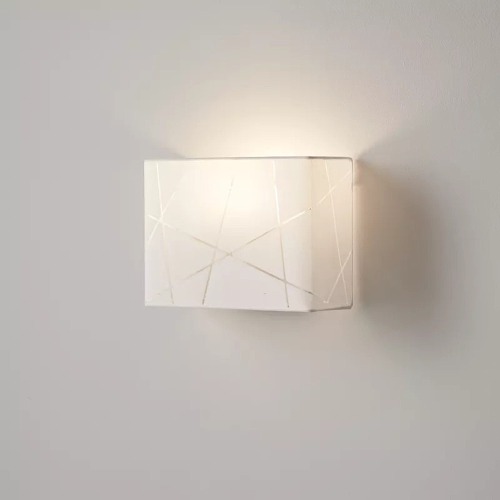 Aplica de perete Dachigam GoodHome, E14, LED compatibil, corp metalic, alb
