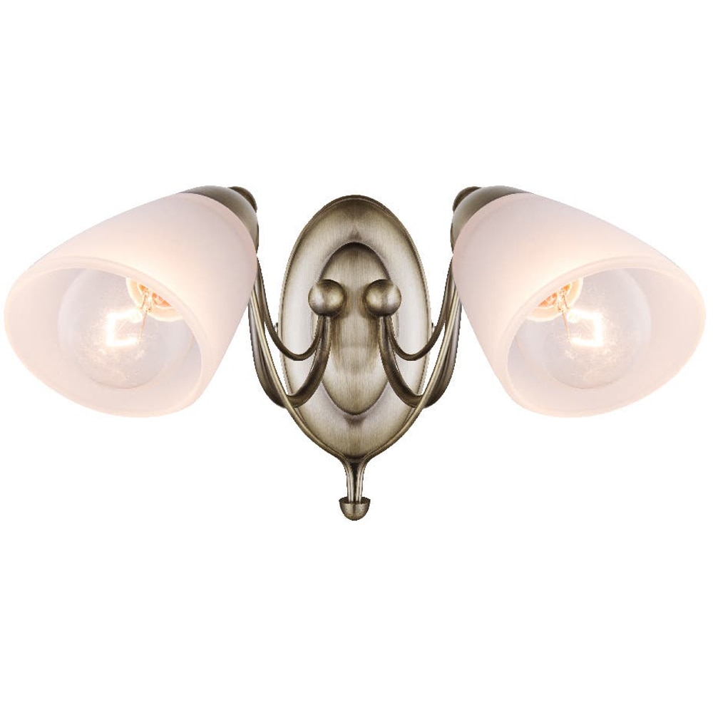 Aplica de perete Trivia GoodHome, 2  E14, LED compatibil, auriu