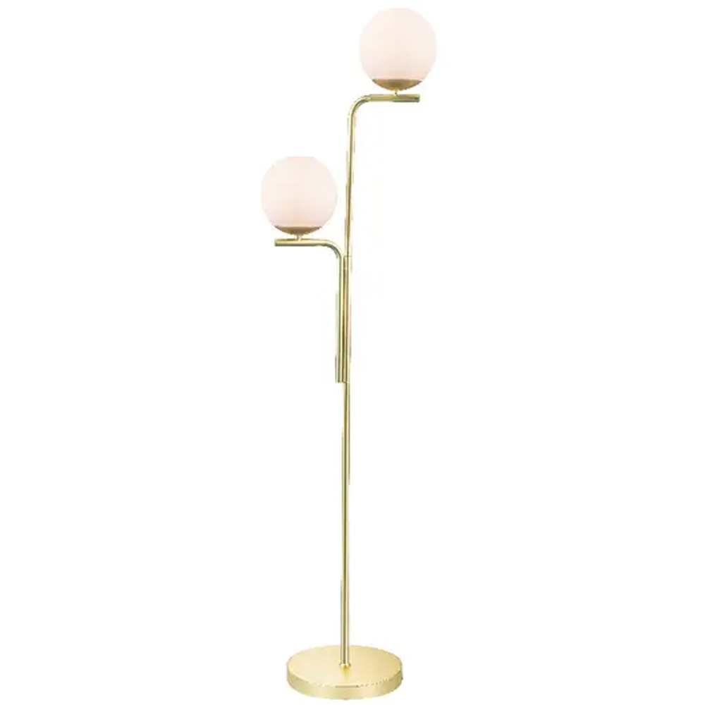 Lampadar GOODHOME Baldaz 100991099, 10W, E14, auriu