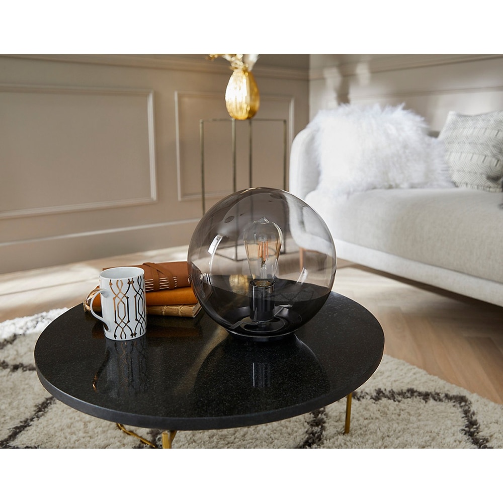 Veioza GOODHOME Barool, E27, IP20, fumuriu