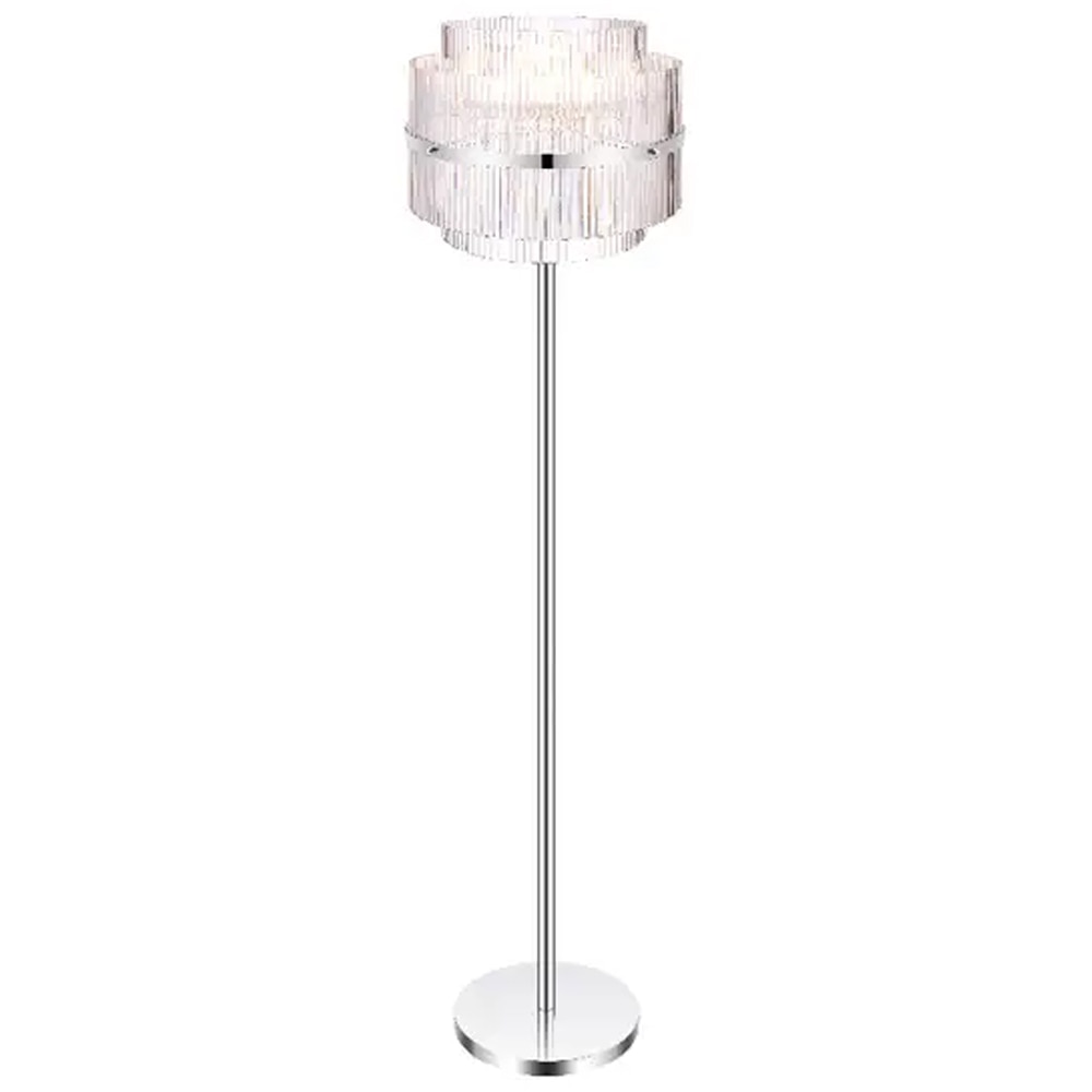 Lampadar GOODHOME Rhyolit, 42W, E27, argintiu