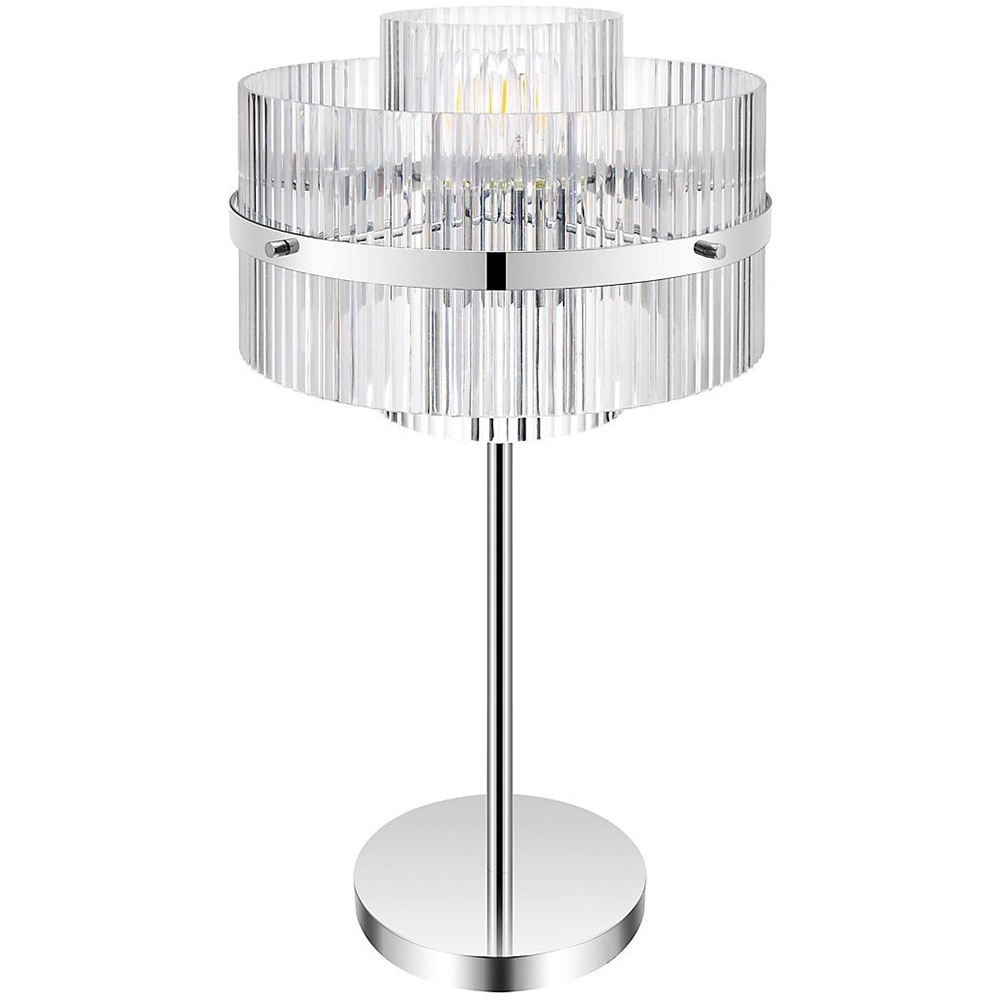 Veioza GOODHOME Conjola, E27, IP20, argintiu