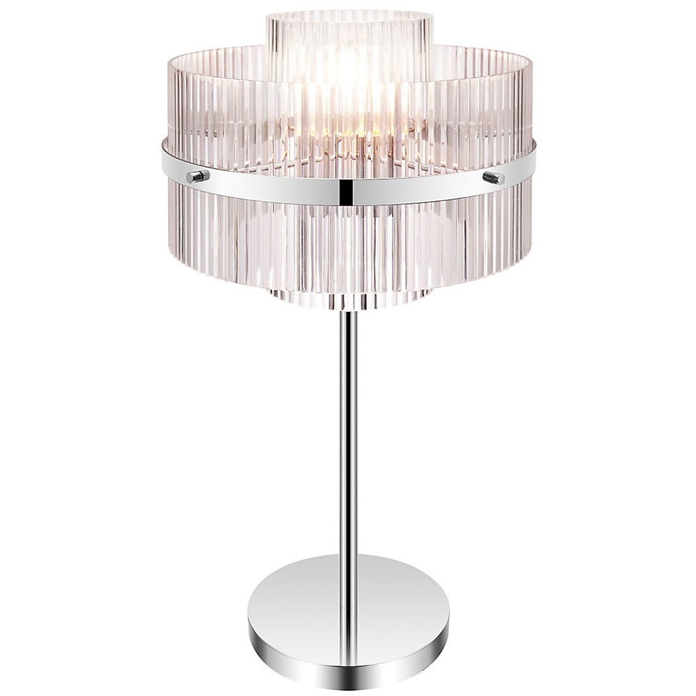 Veioza GOODHOME Conjola, E27, IP20, argintiu