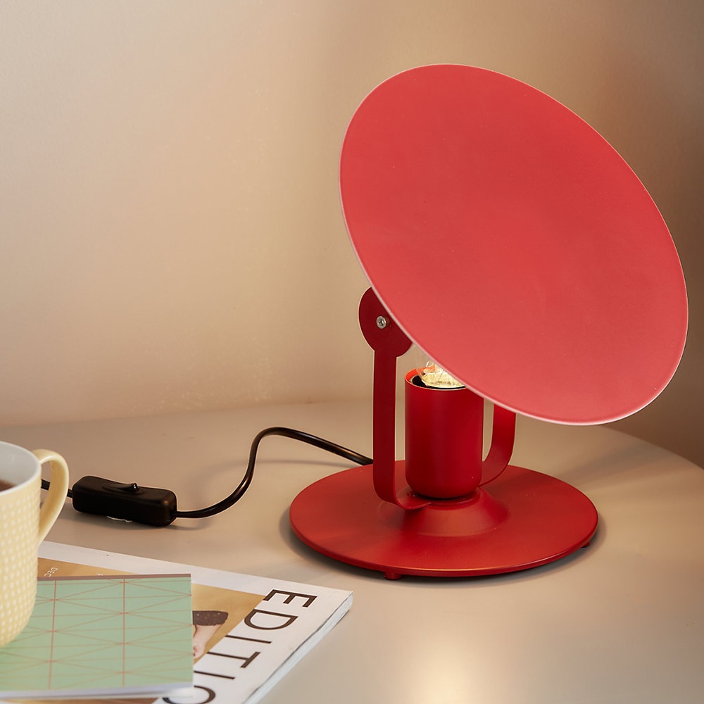 Veioza GOODHOME Kiranat, E27, IP20, rosu