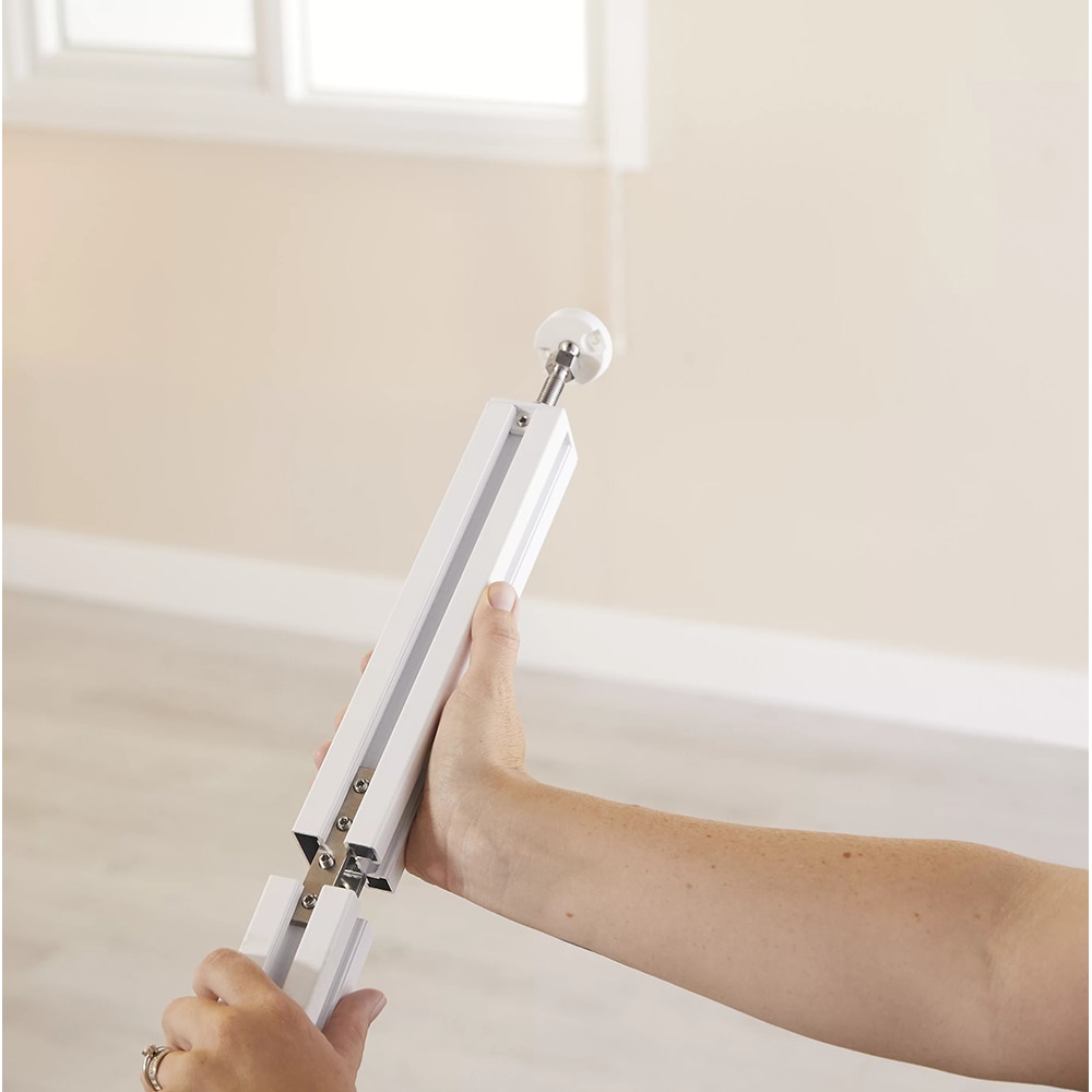 Prelungitor stalp separator camera GOODHOME Alara, 4 x 25 cm, aluminiu, alb