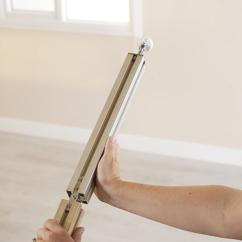 Prelungitor stalp separator camera GOODHOME Alara, 4 x 37.5 cm, aluminiu, vopsibil