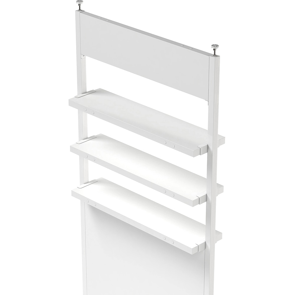 Set suport pentru rafturi GOODHOME Alara, 30 x 7 cm, alb, 6 buc