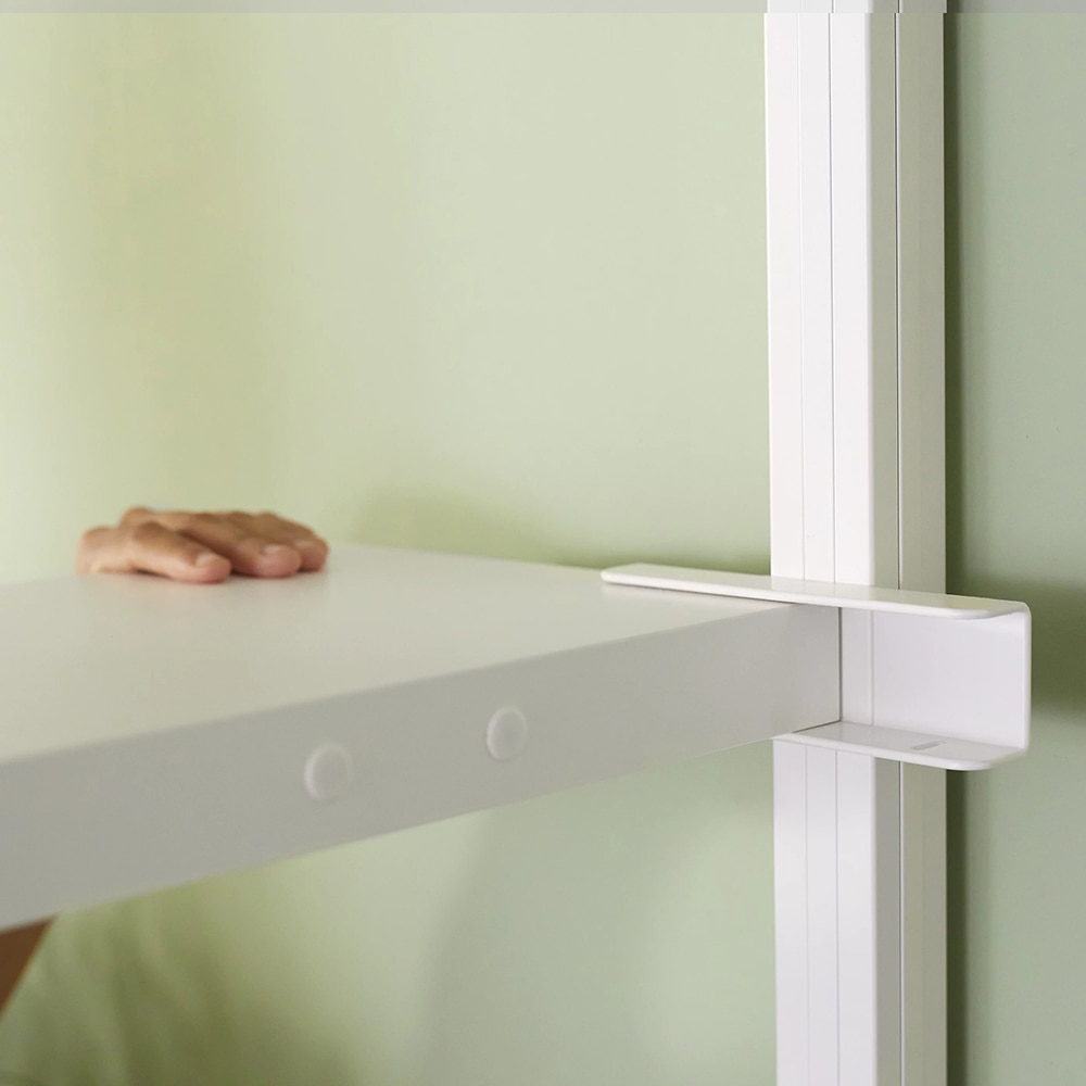 Set suport pentru rafturi GOODHOME Alara, 30 x 7 cm, alb, 6 buc