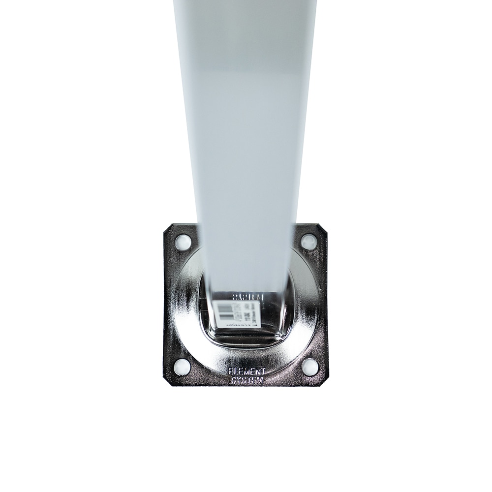 Picior patrat 25x25 h400 crom