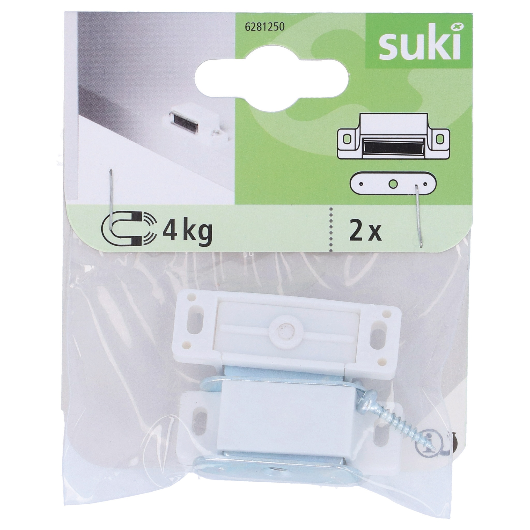 Magnet Mobila Alb 4Kg Fix 2 Buc