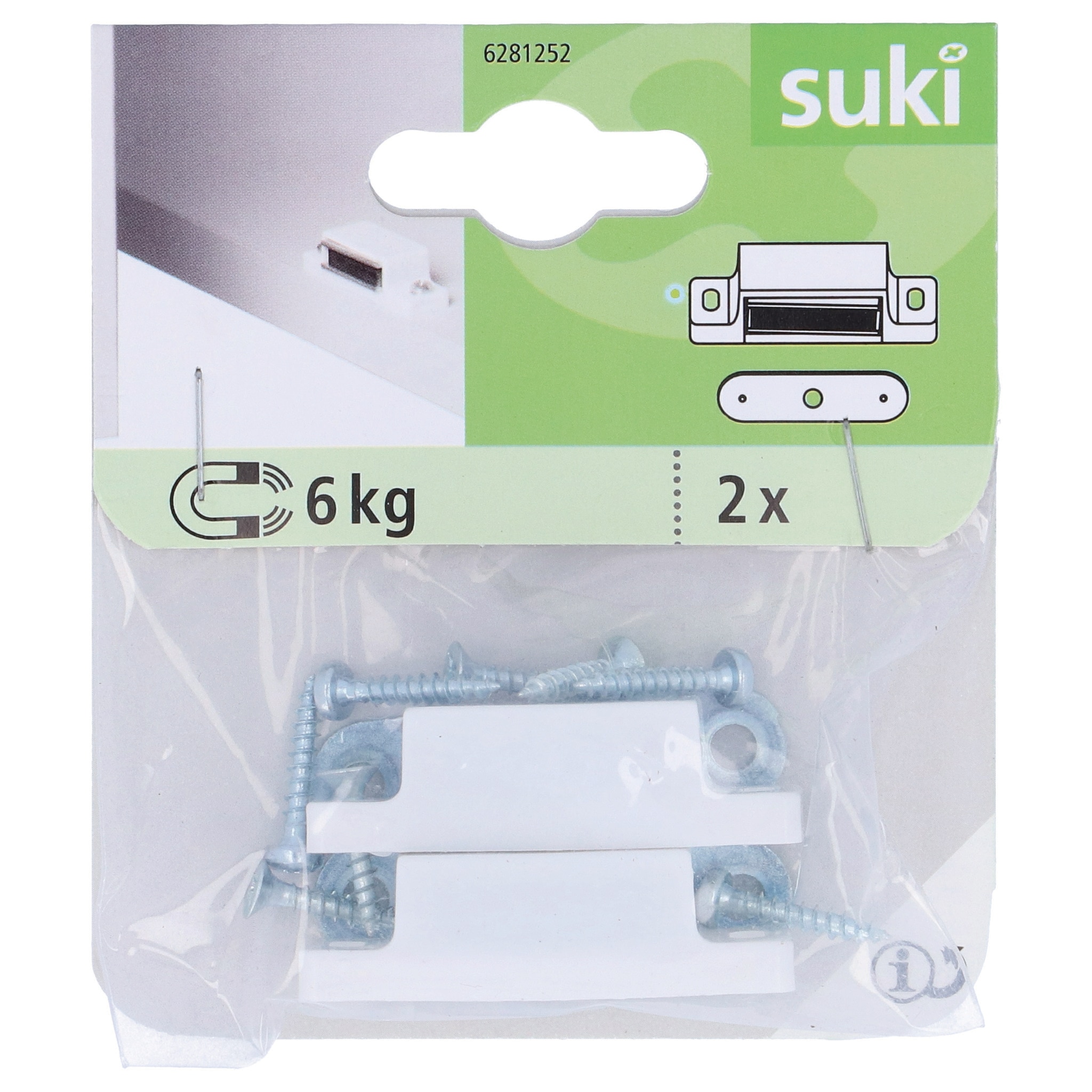 Magnet Mobila Alb 6 Kg Fix 2 Buc
