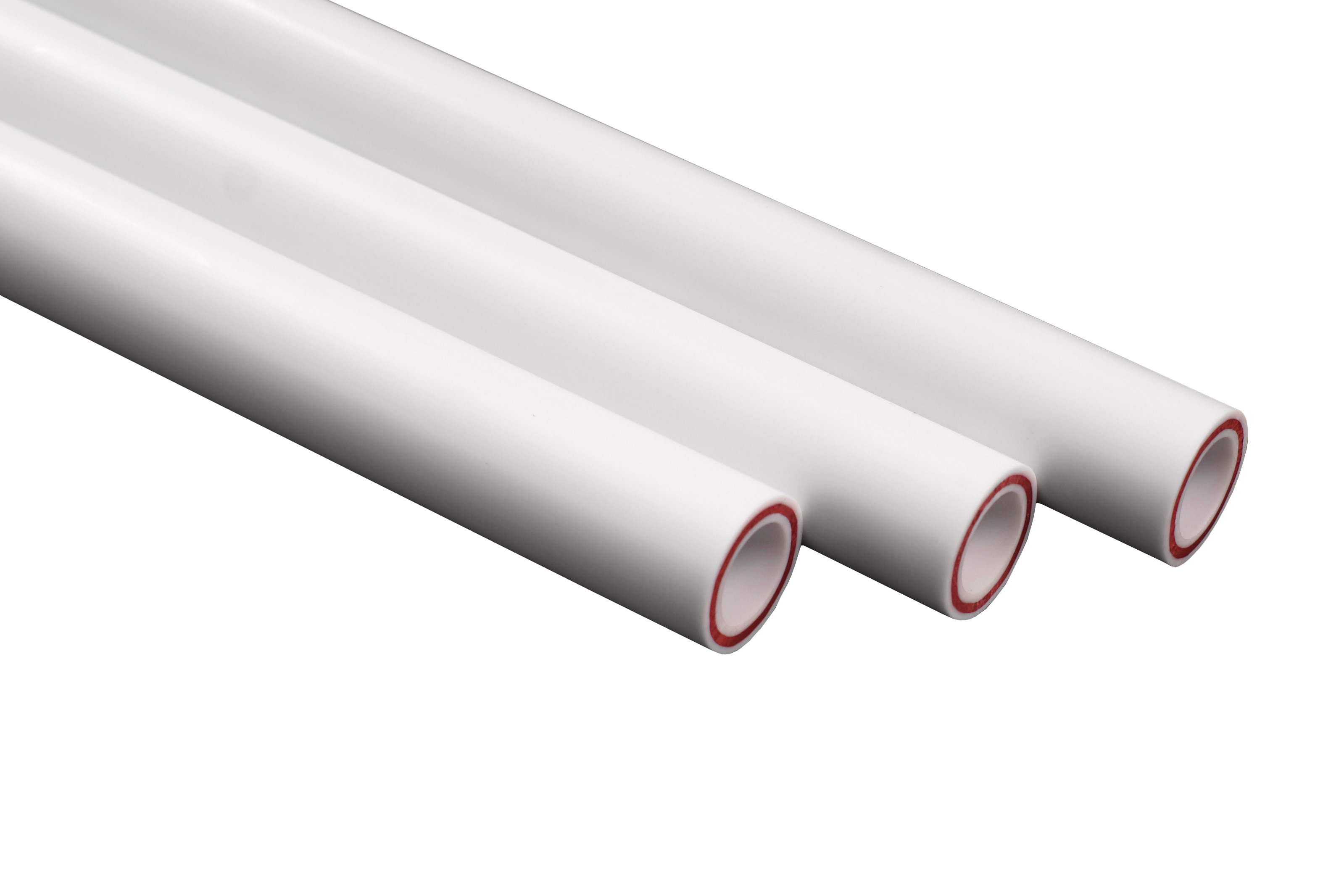 Teava PPR cu fibra, 25 mm, 4 m, alb