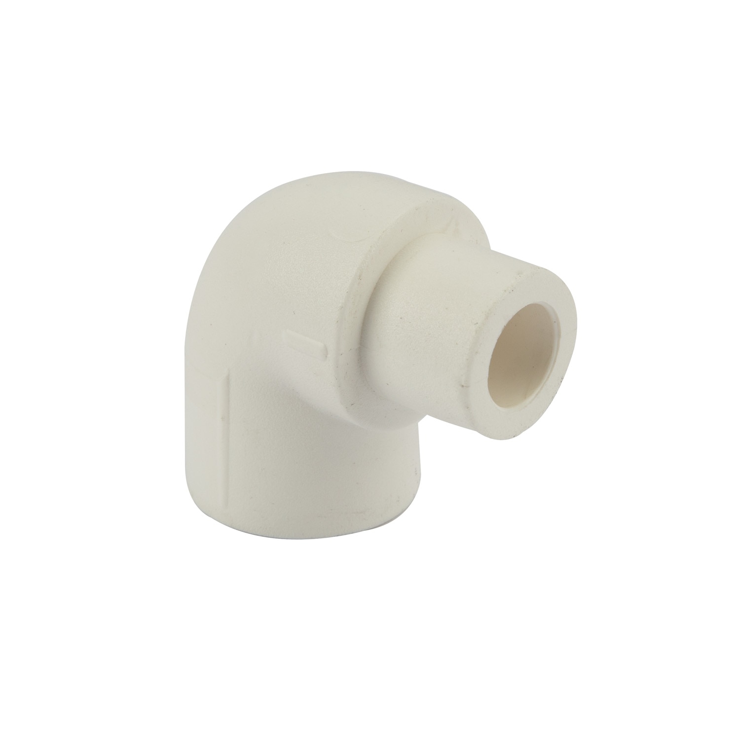 Cot plastic PPR, alb, 20 mm, unghi 90, interior-exterior