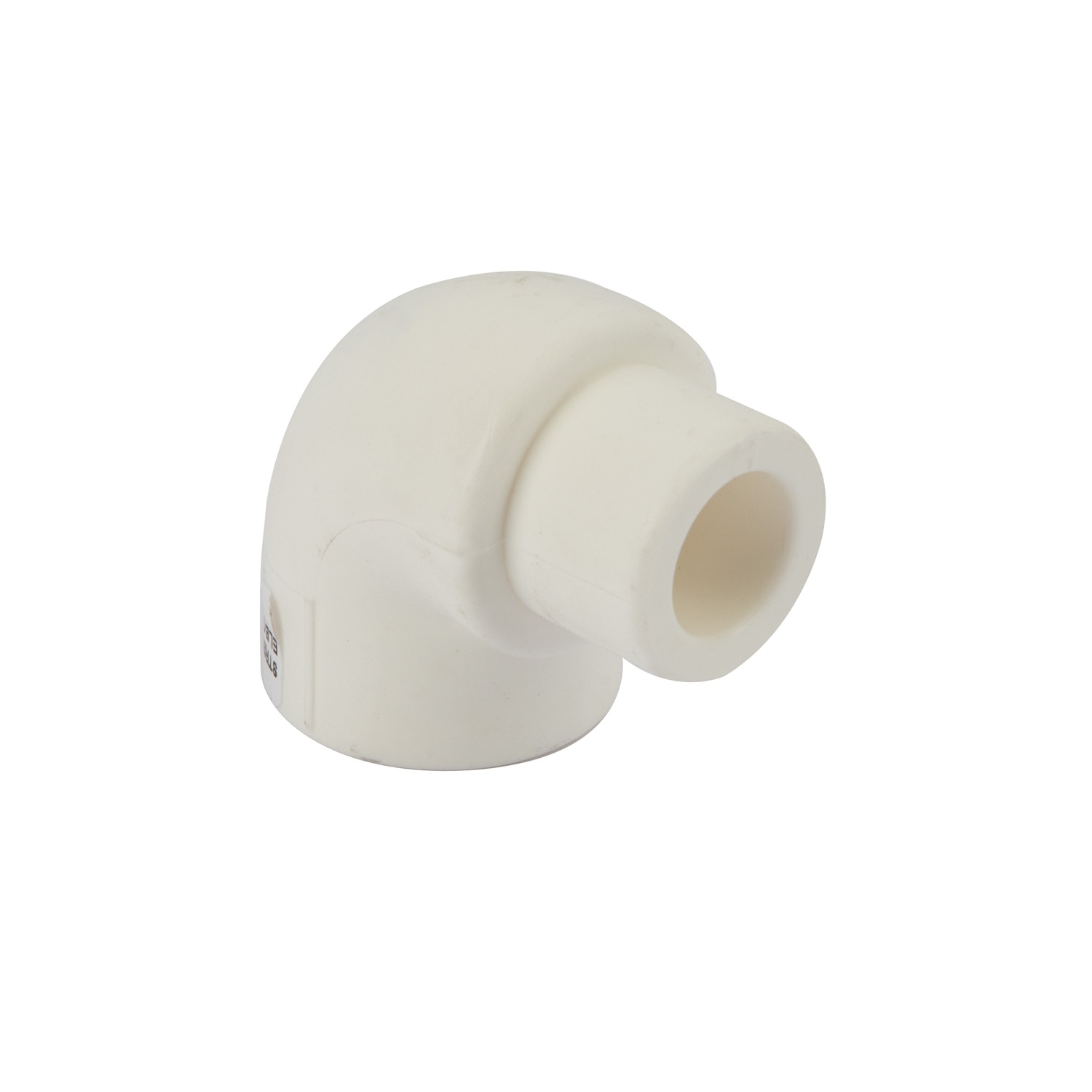 Cot plastic PPR, alb, 25 mm, unghi 90, interior-exterior