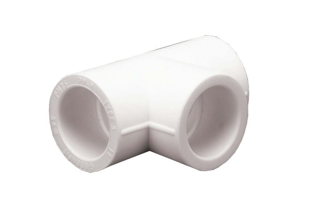 Teu plastic PPR, alb, 32 mm