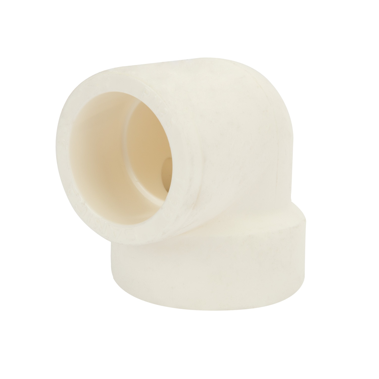 Cot plastic PPR, alb, 32 mm, unghi 90, racord 1, filet interior