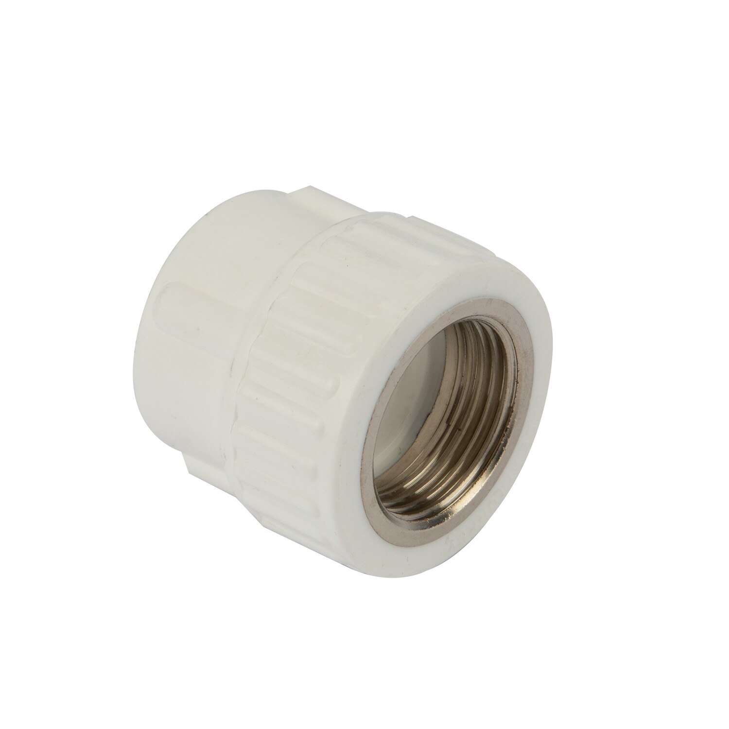 Racord PPR, 32 mm, racord 1 filet interior, alb