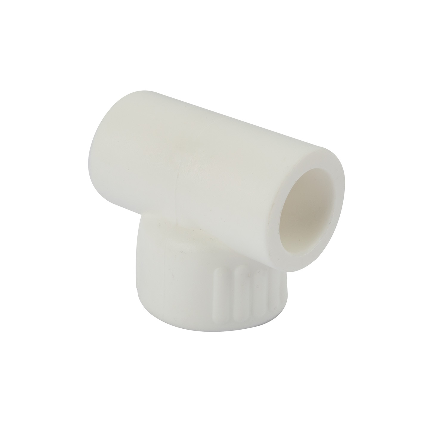 Teu PPR racord, 20 mm, racord 1/2, filet interior, alb