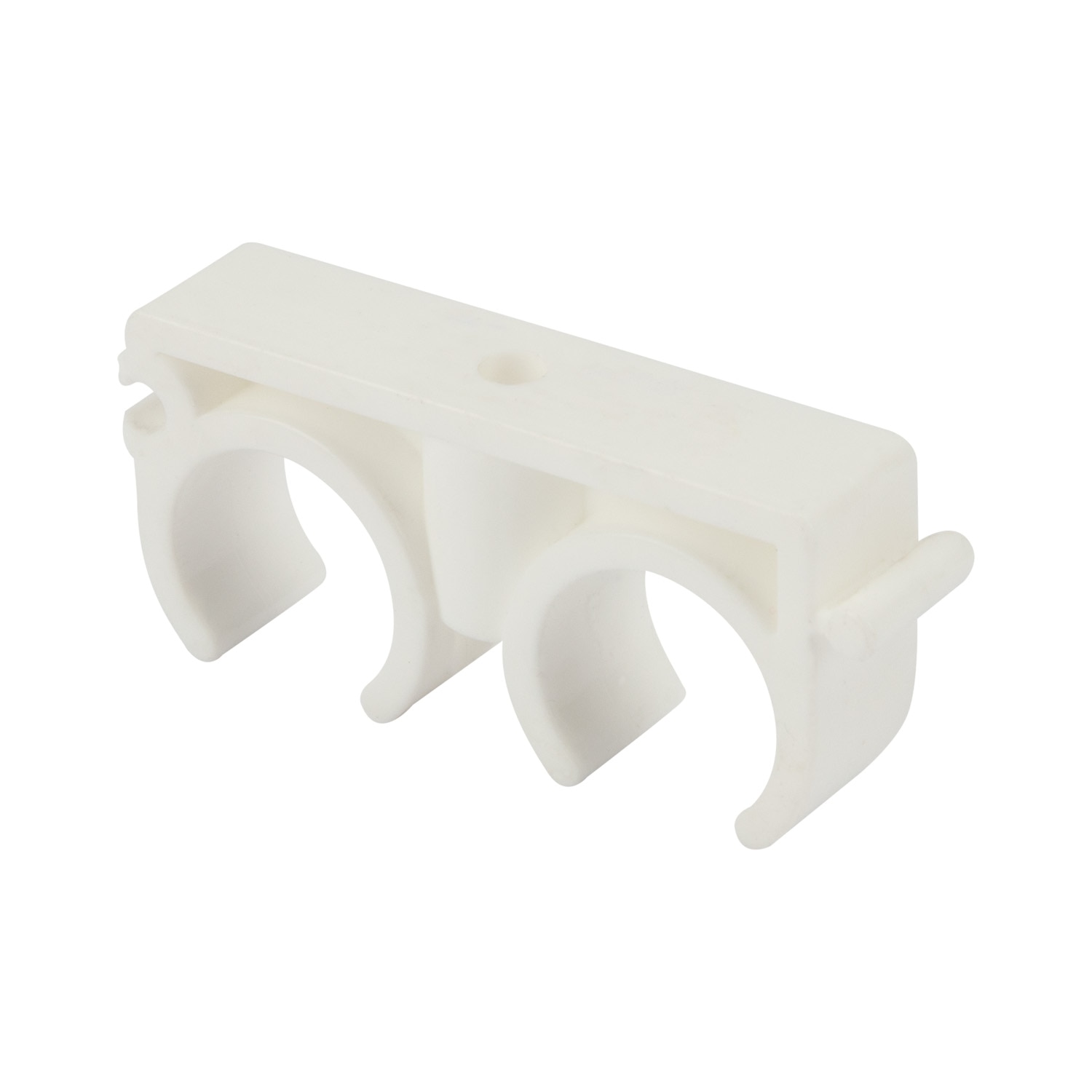 Clema prindere PPR, alb, 20 mm, dubla