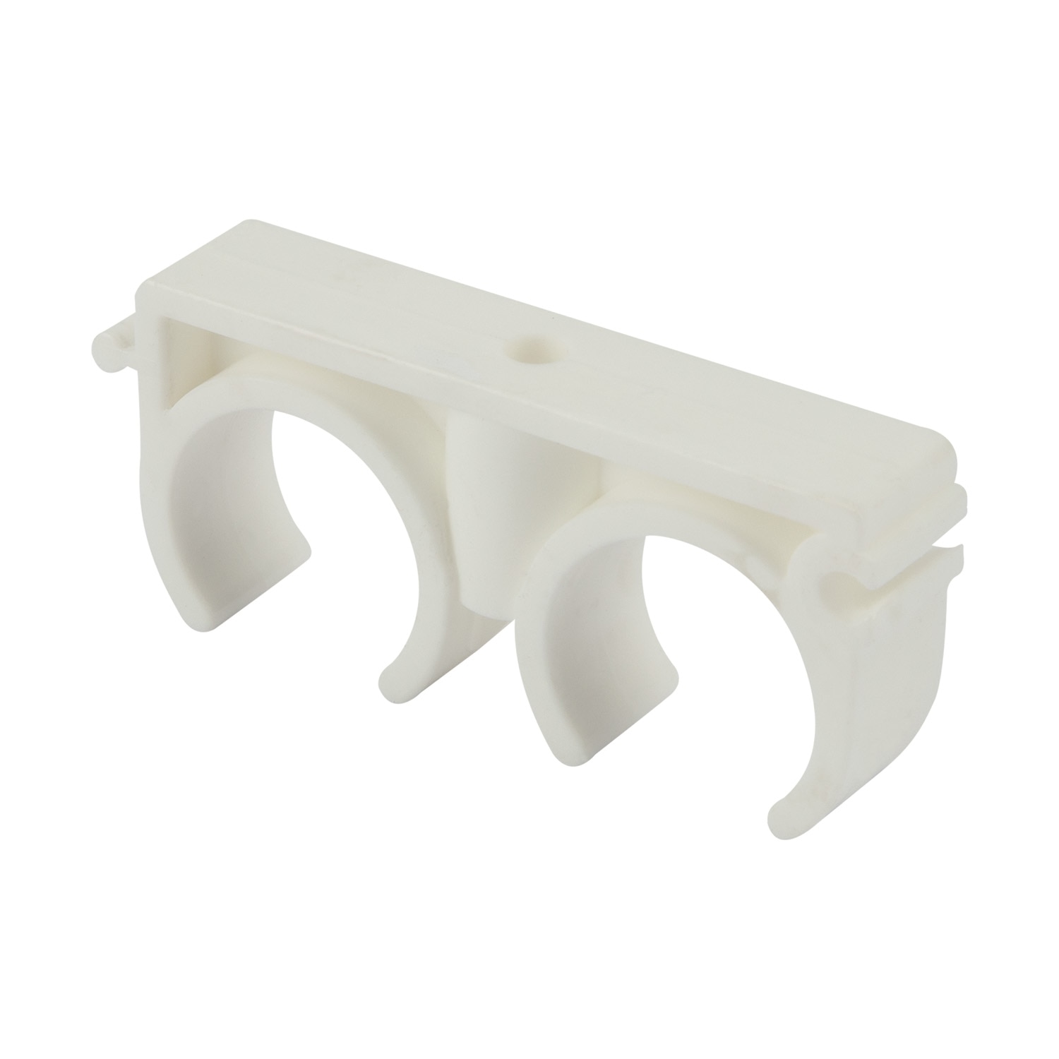 Clema prindere PPR, alb, 25 mm, dubla