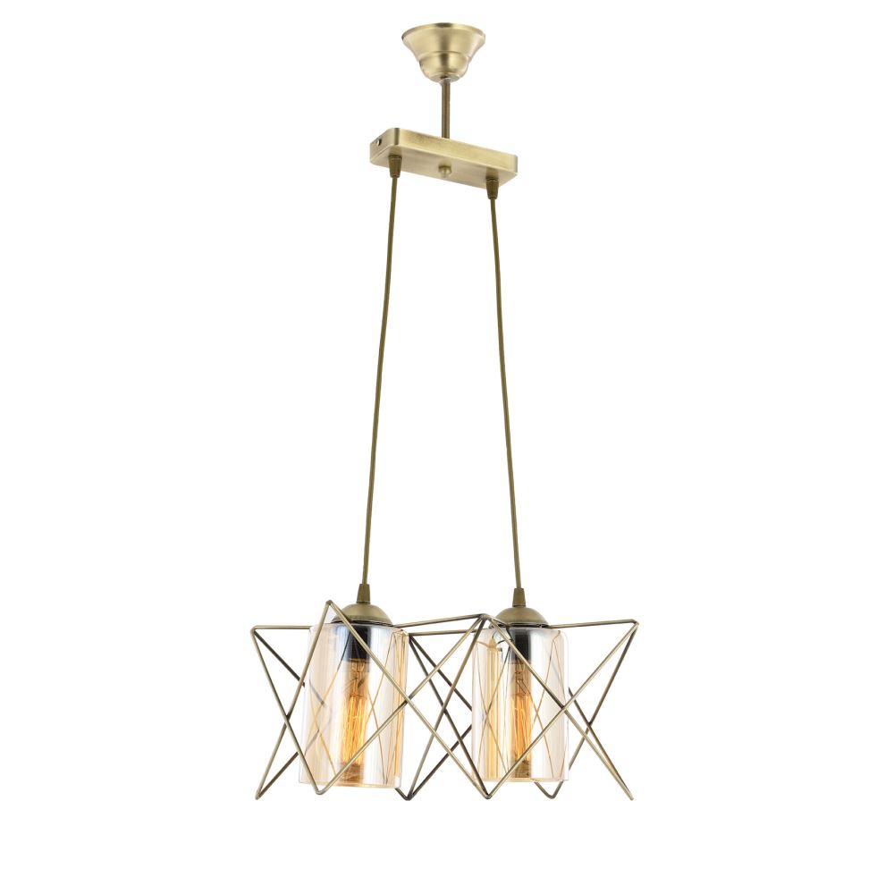 Lustra, Bronz, 75 W, 2 x E27 •  Ciara