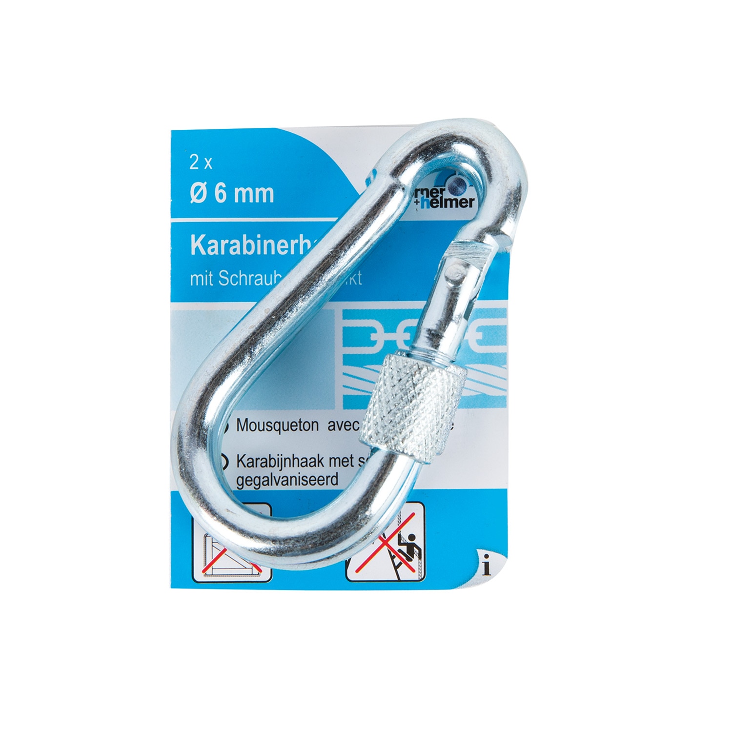 Carabina Zincata Cu Filet, 6 mm