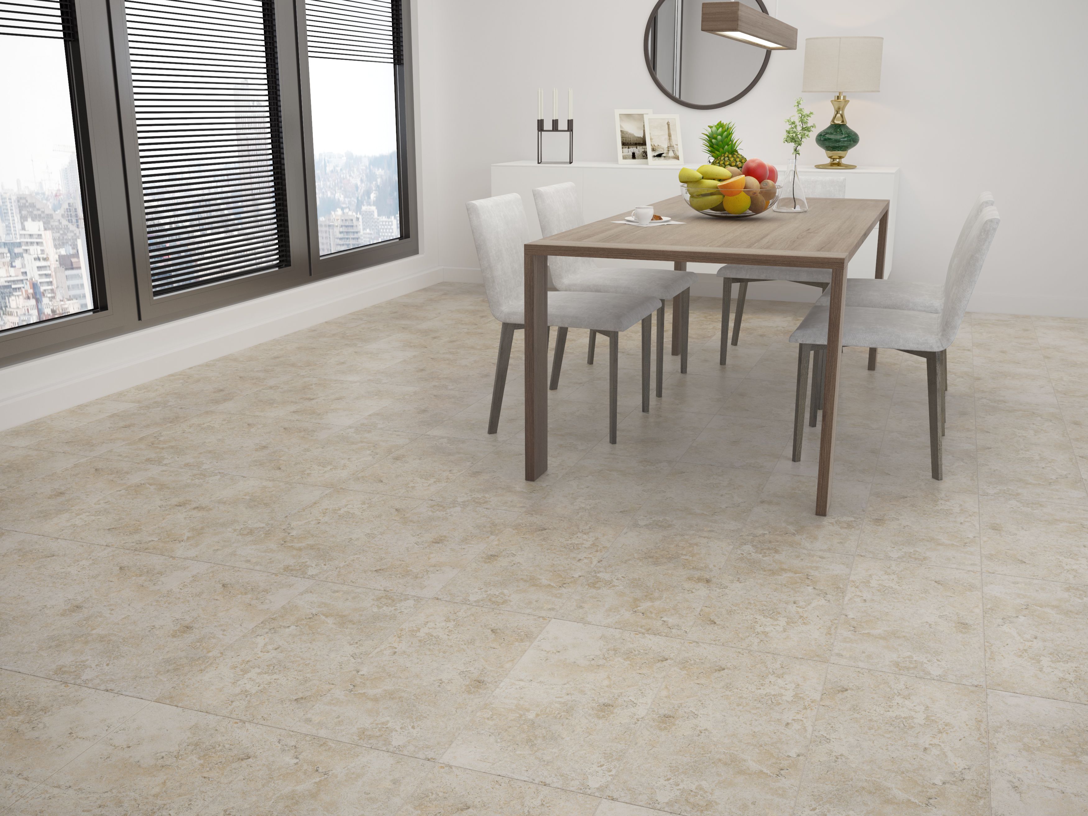 Gresie Interior, Bej, Portelanata, 60 x 30 cm, suprafata 1,44 mp  Tyras