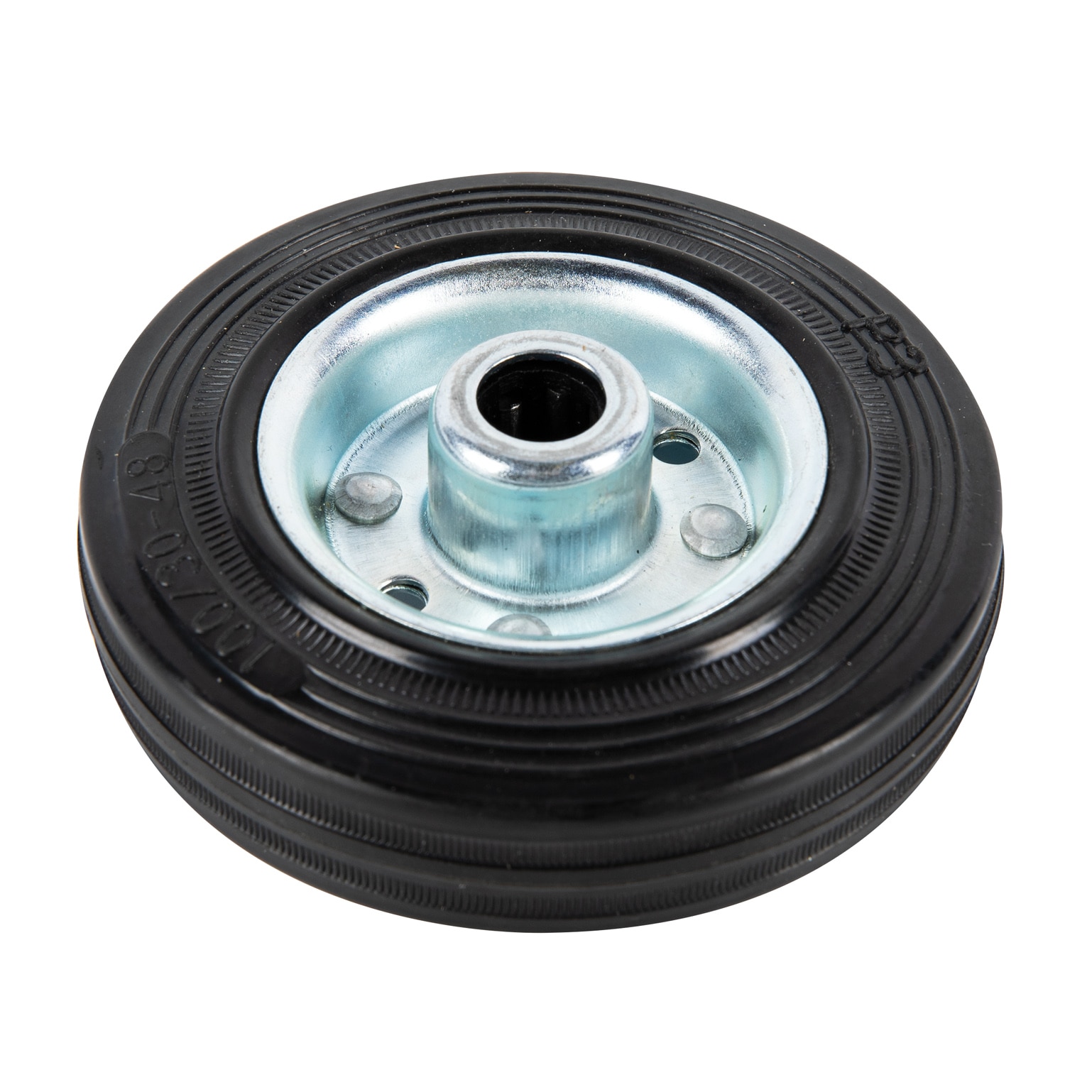 Roata cauciuc masiv, rulment cu role, janta din otel  100 x 30 x 12 mm