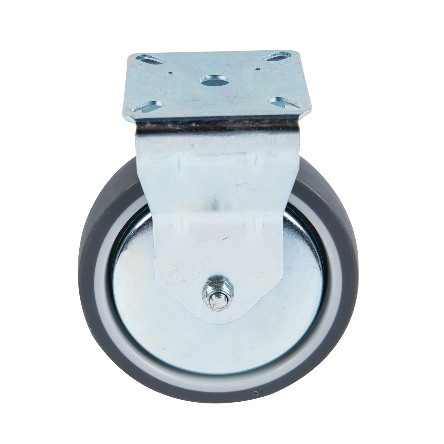 Rola utilitara cu placa fixa, 100 x 25 mm, 55 kg