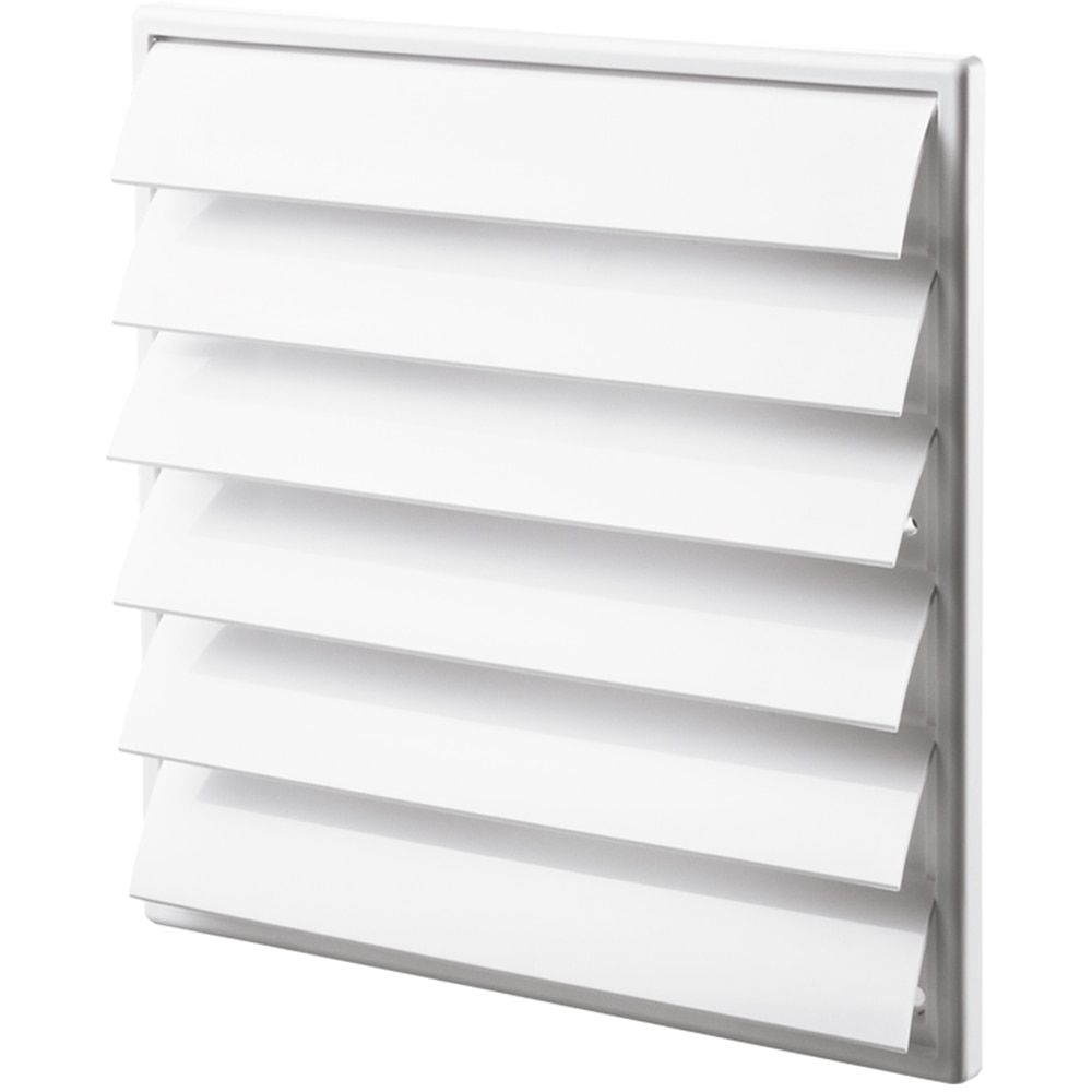 Grila ventilatie cu jaluzele VENTS, PVC, 25x25 cm