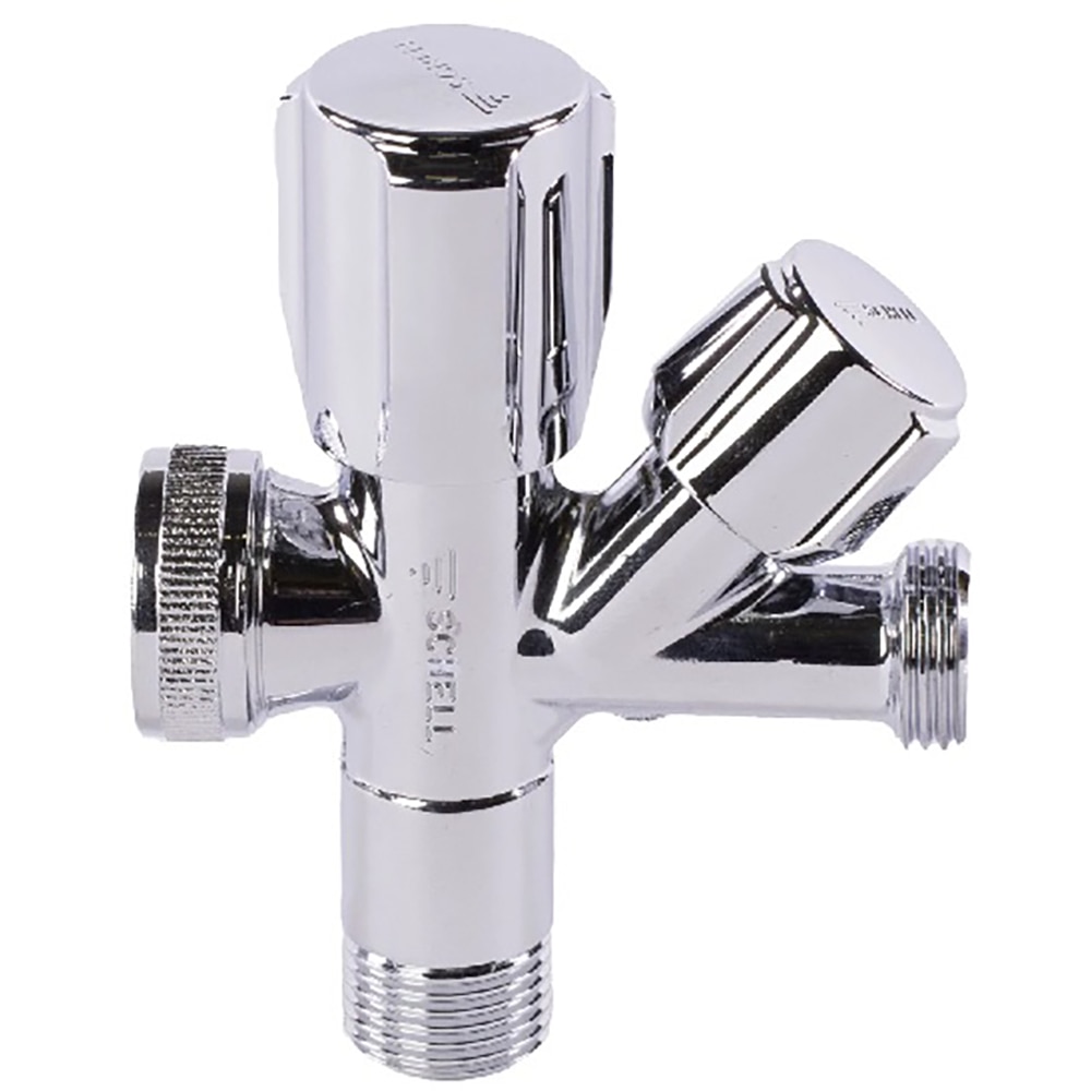 Robinet coltar SCHELL 48035690, 1/2" x 1/2" x 3.4", alama, argintiu