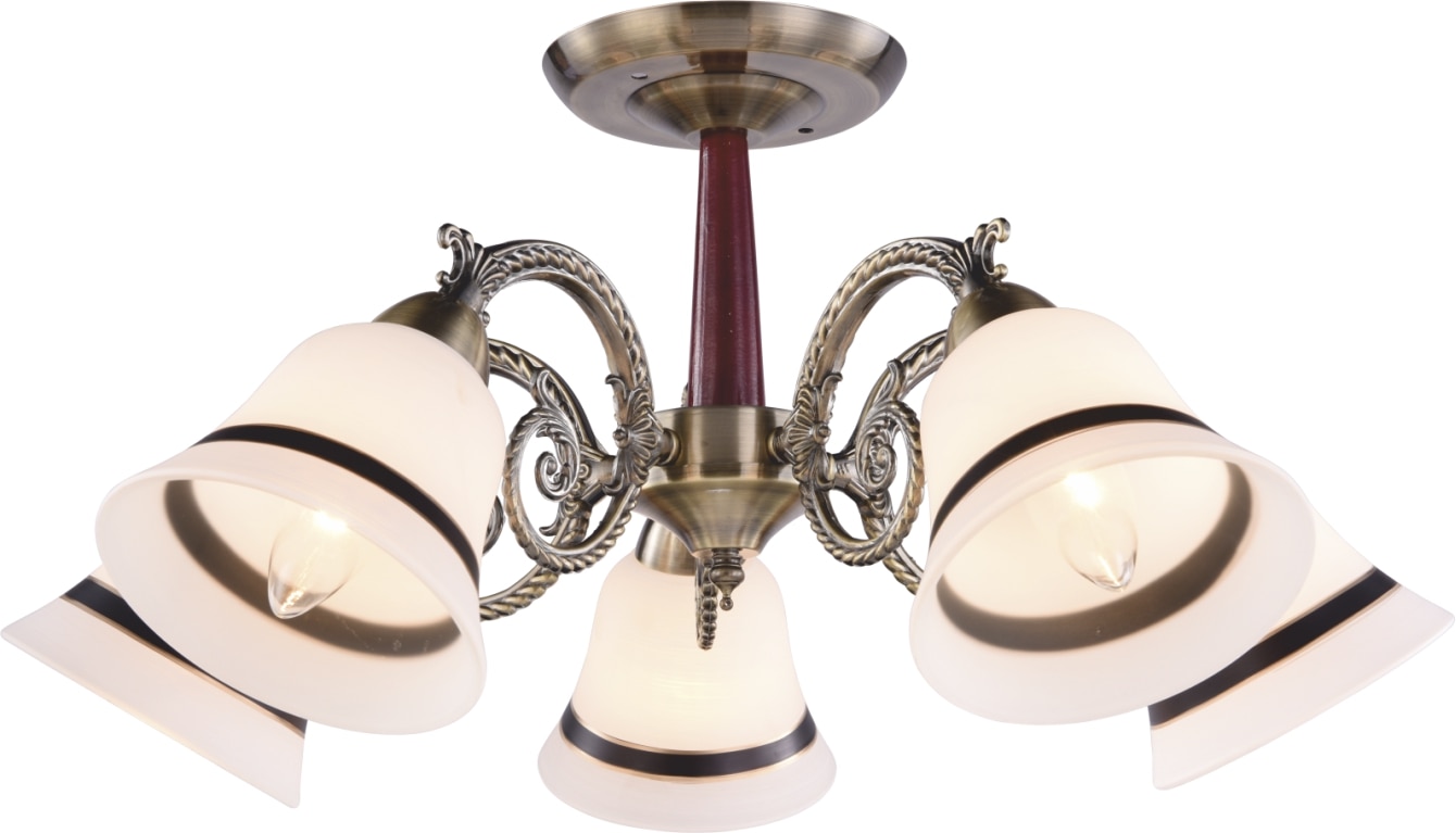 Candelabru KLAUSEN Niky 5 LY-3328, 15W, E27, Bronz