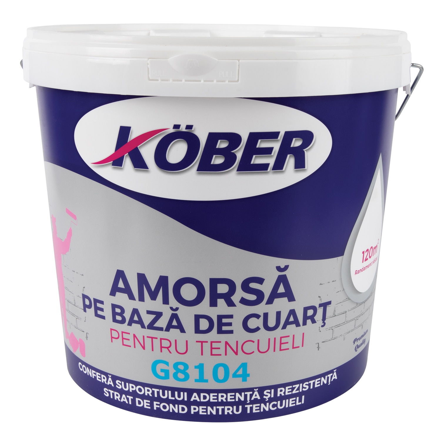 Amorsa pentru tencuieli, alb  Kober