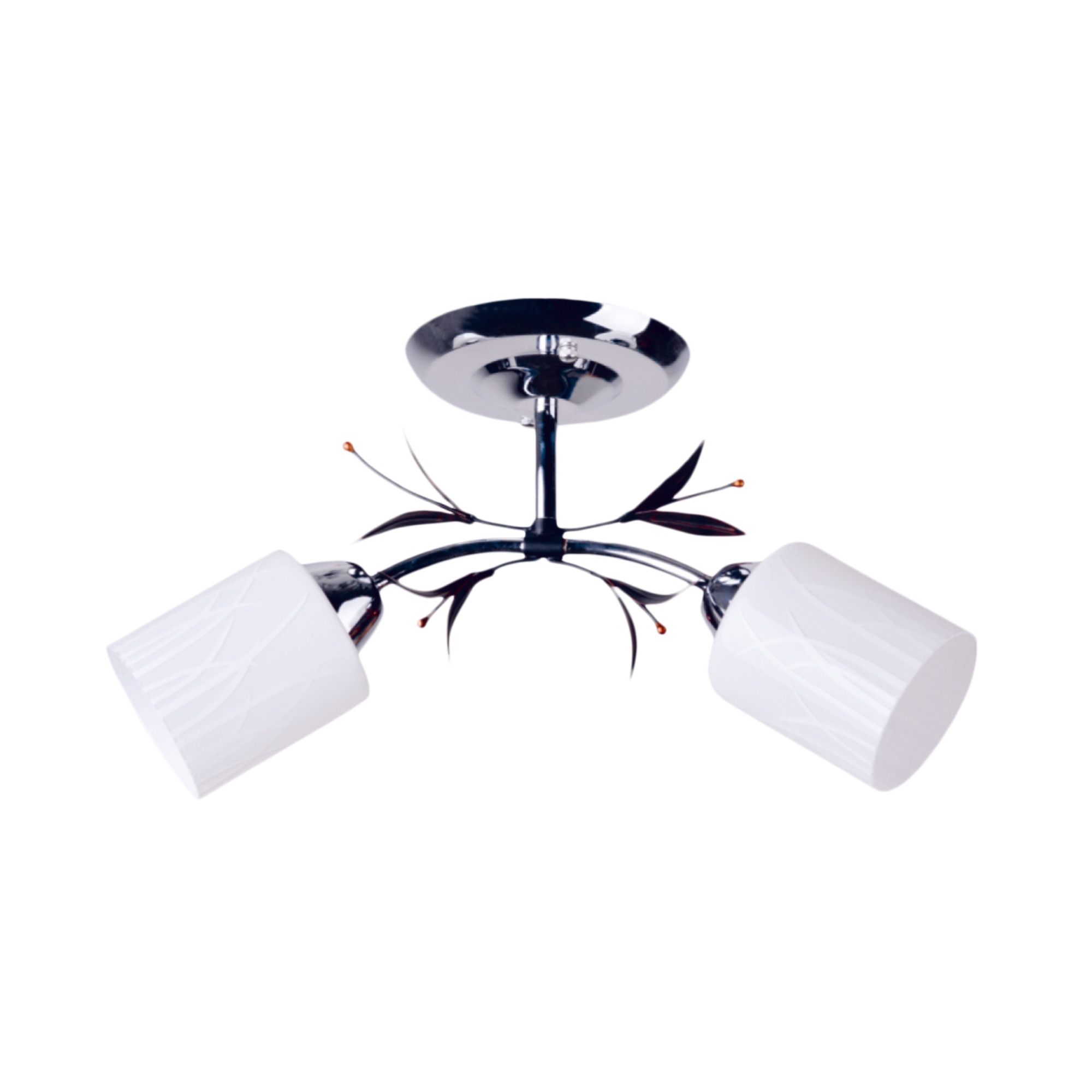 Candelabru KLAUSEN Malva 2 LY-3083, 15W, E27, Crom