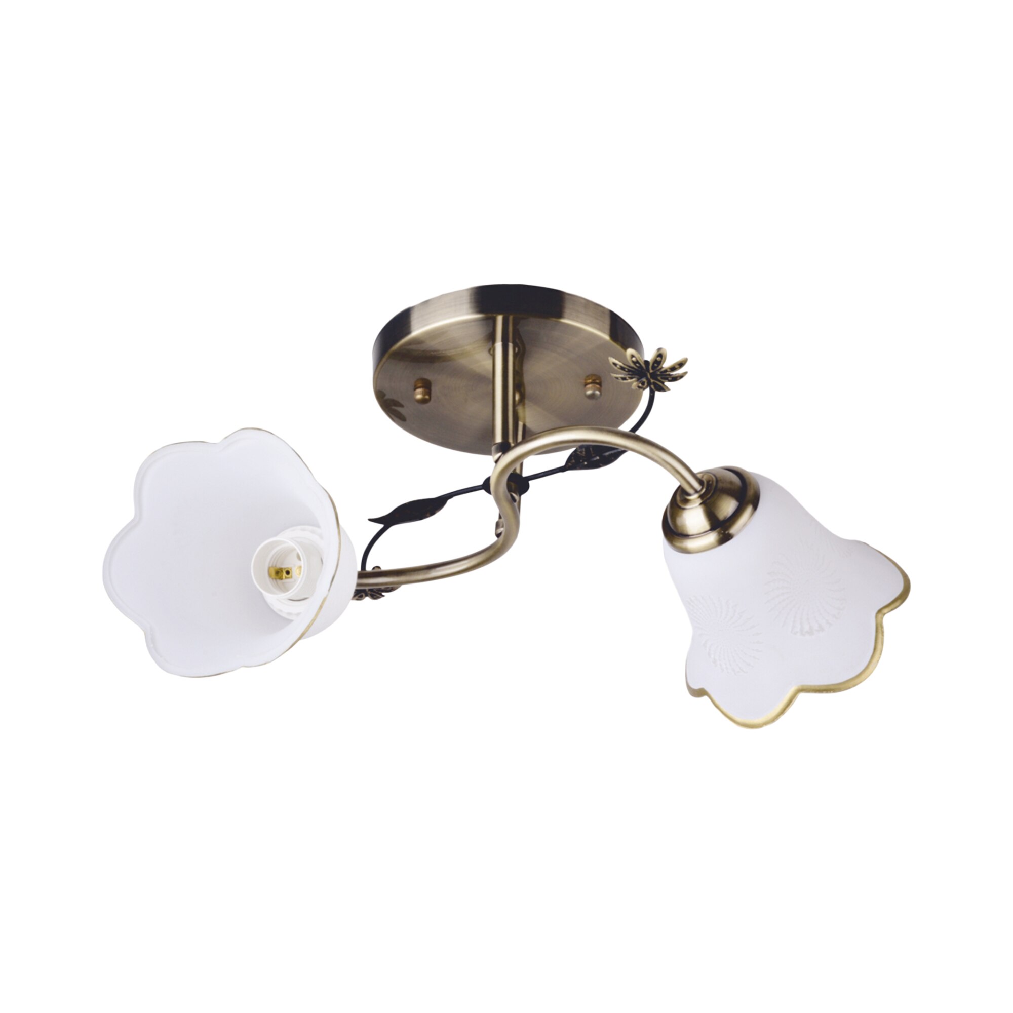 Candelabru KLAUSEN Bellis 2 LY-3087, 15W, E27, Bronz