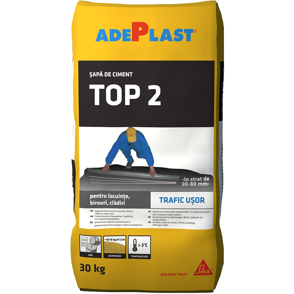 Sapa de ciment Adeplast Top 2, 30 Kg