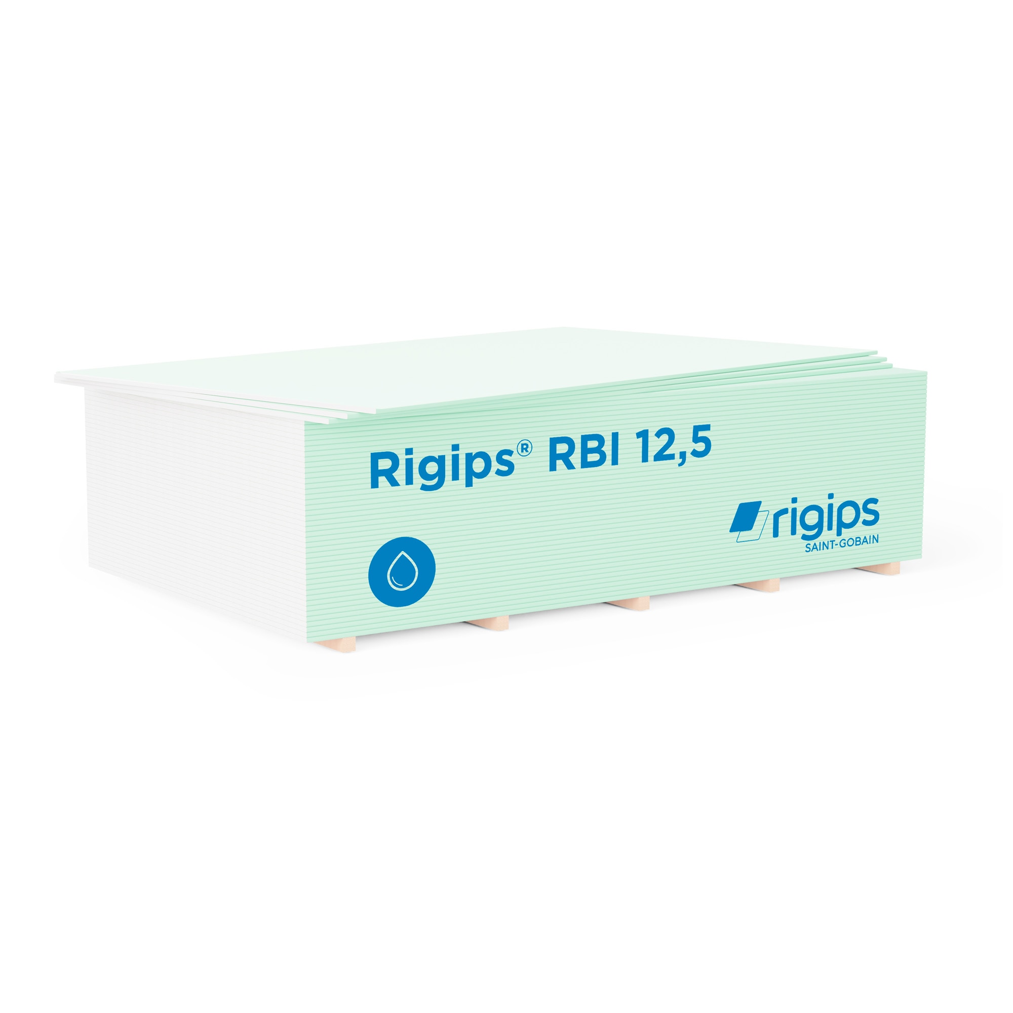 Placa gips carton, Hidrofuga, 12.5 x 2600 x 1200 mm • Rigips