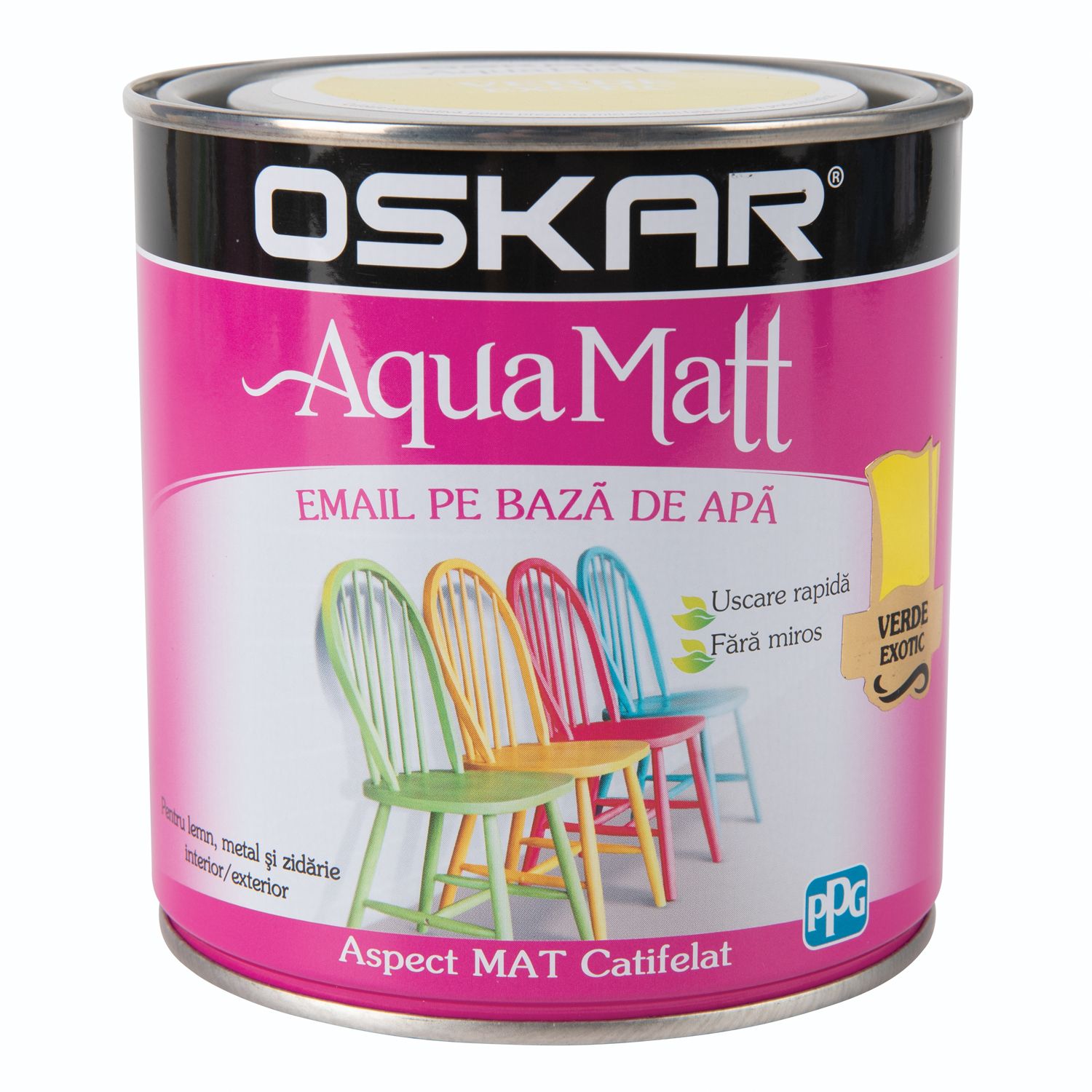 Oskar Email Aqua Matt Verde 0.6L