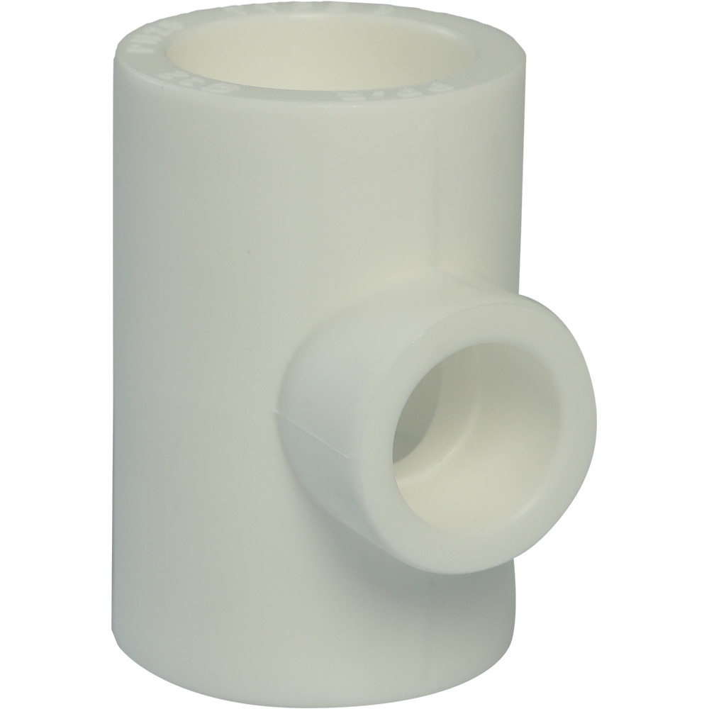 Teu redus, 40 x 32 x 40 mm, polipropilena, alb