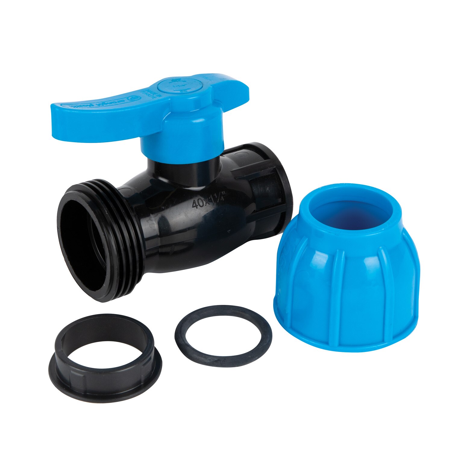 Robinet pe mufa, 40 mm, racord 1 x 1/4, filet interior