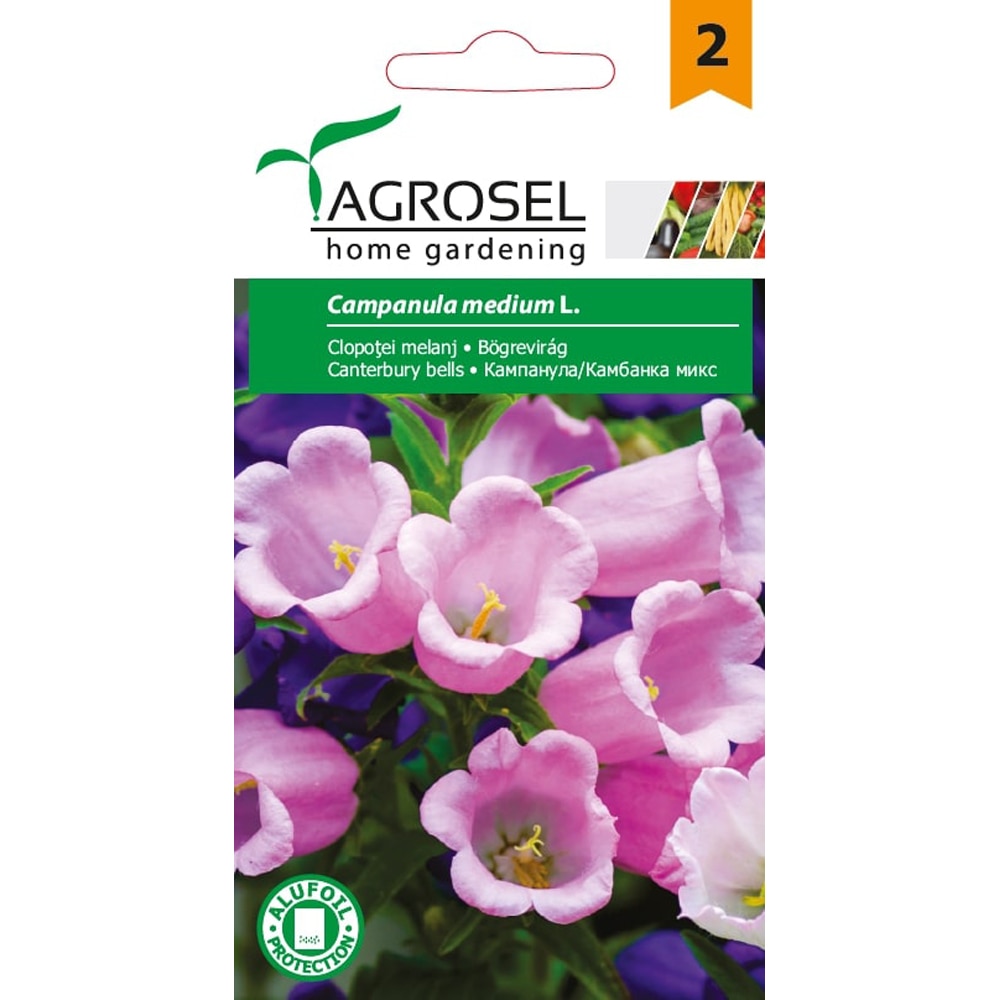 Seminte flori Clopotei melanj AGROSEL, 1 g