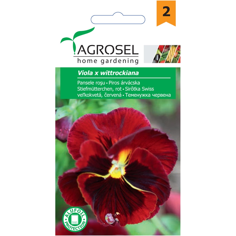 Seminte flori Panselute (Viola) AGROSEL, 0.25 g